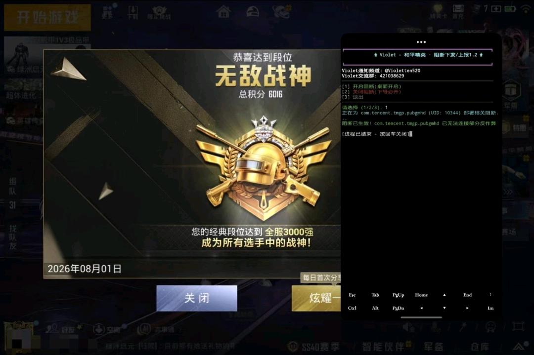 和平精英Violet阻断下发1.2更新报告 和平精英Violet阻断下发1.2更新报告